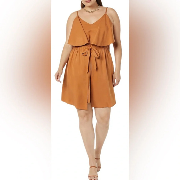 NWT TEREA Women's Elise Double Layer Mini Dress - Picture 2 of 10